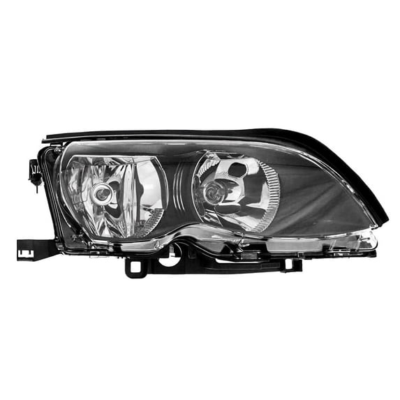 New Passenger Side Headlight Compatible With BMW 330I Sedan 2002-2005 by Part Number 63-12-7-165-772 63127165772 BM2503122