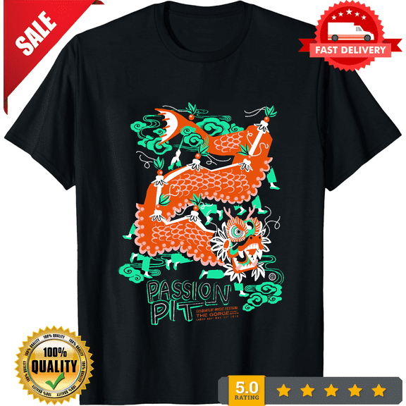 New Passion Pit Black Cotton Unisex All size S-5XL Shirt BL1547, ULTRA LIMITED-TH74280