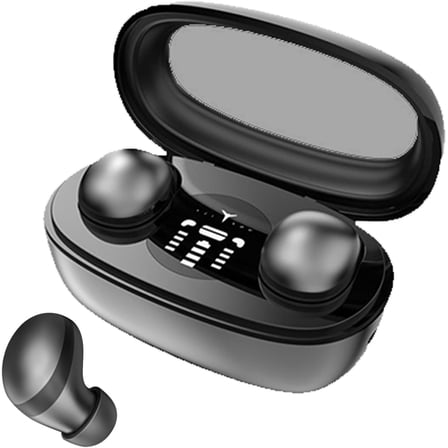 New Pattern Invisible Sleep Headphones,Noise Cancelling Earbuds for Sleep,Wireless Bluetooth 5.3 ,Mini Earbuds for Small Ear Tiny Hidden Headphones for Women Me (minis135), Black