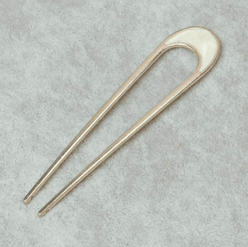 New Pearl Hairpins Korean U-shaped Metal Shell Hair Clip Pins Women Girls Hair Sticks Bun Maker Hair Styling Accessories Gifts