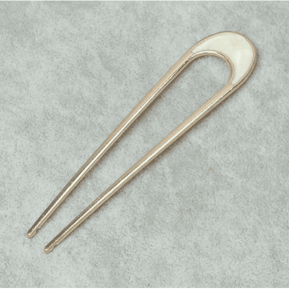 New Pearl Hairpins Korean U-shaped Metal Shell Hair Clip Pins Women Girls Hair Sticks Bun Maker Hair Styling Accessories Gifts