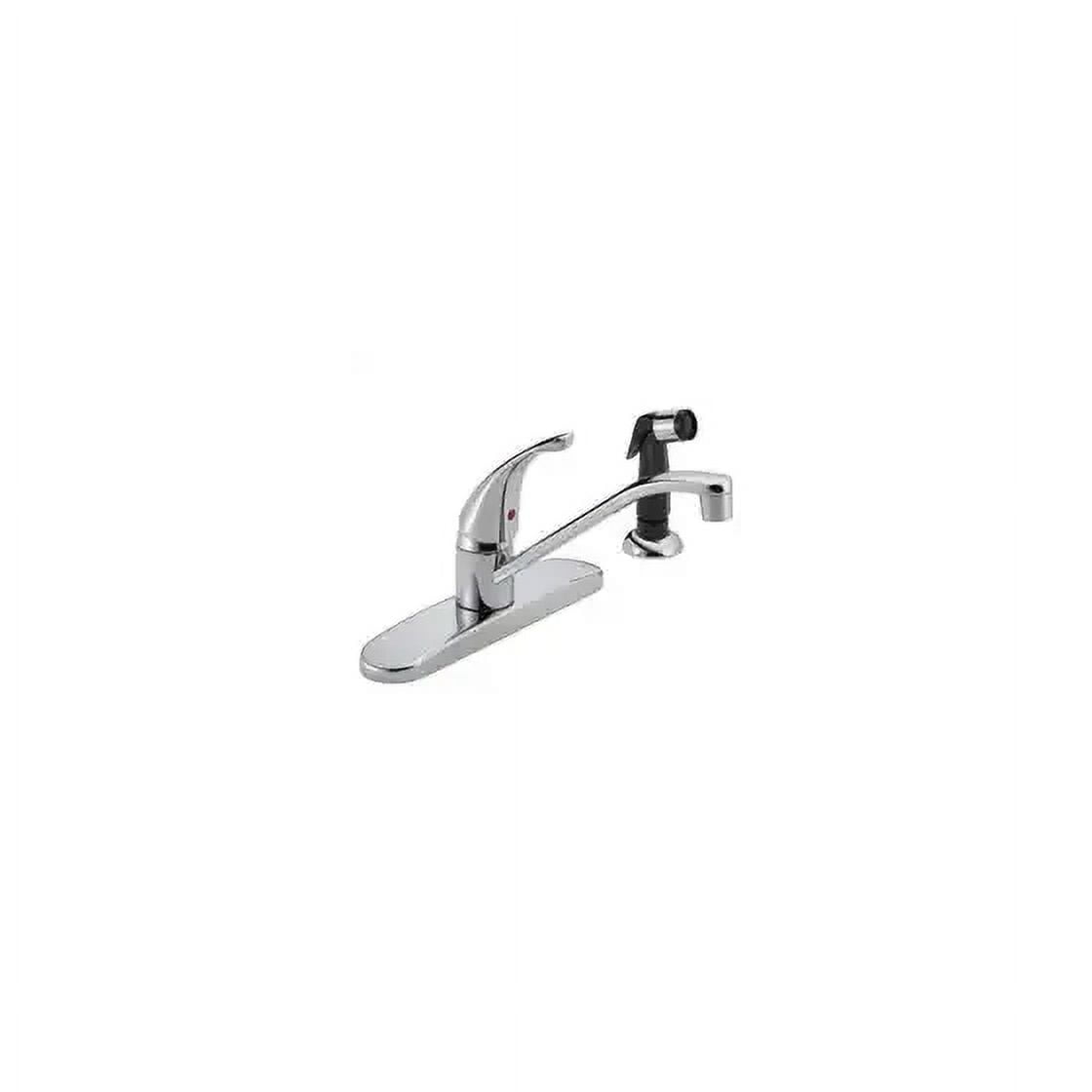 New Peerless Faucet P115LF Delta Kitchen Faucet With Side Sprayer, 1.8
