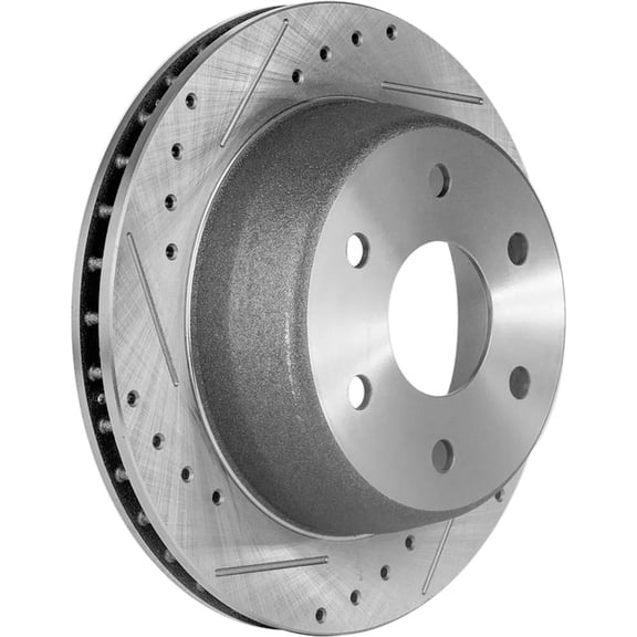 New Performance Brake Disc Compatible With Chevrolet GMC Sierra 1500 SL 8 Cyl 4.8L Express 1500 Base 8 Cyl 5.3L Savana 1500 Base 6 Cyl 4.3L 2000-2014 By 90048041 580165FZN