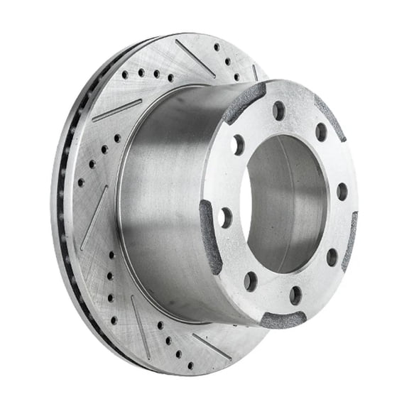 New Performance Brake Disc Compatible With Chevrolet GMC Sierra 3500 Classic SLE 8 Cyl 8.1L Sierra 3500 SLE 8 Cyl 6.0L Sierra 3500 HD SLE 8 Cyl 6.6L 2001-2010 By 19972 55075 56992