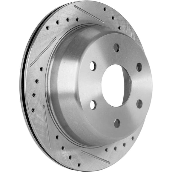 New Performance Brake Disc Compatible With GMC Safari Base 6 Cyl 4.3L Sierra 1500 SLT 8 Cyl 4.8L Sierra 1500 HT 6 Cyl 4.3L Sierra 1500 WT 8 Cyl 5.3L 1999-2007 By 90048037 56827FZN