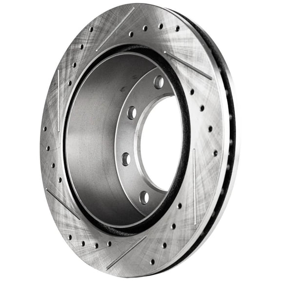 New Performance Brake Disc Compatible With GMC Sierra 2500 HD Classic SL 8 Cyl 6.0L Savana 2500 LS 8 Cyl 4.8L Yukon XL 2500 SLT 8 Cyl 6.0L 2001-2017 By 19952 55055 56828 86828