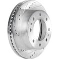 thumbnail image 1 of New Performance Brake Disc Compatible With GMC Sierra 2500 HD SLT 8 Cyl 6.0L Sierra 2500 HD SLT 8 Cyl 6.6L Sierra 2500 HD Classic SLT 8 Cyl 6.6L 2003-2022 By 55062 55072 145316, 1 of 8