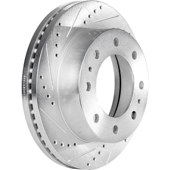 New Performance Brake Disc Compatible With GMC Sierra 3500 Classic SL 8 Cyl 6.6L Sierra 2500 HD Classic SLE 8 Cyl 6.0L 2003-2022 By 55062 55072 145316 145317 493235 493245 580000