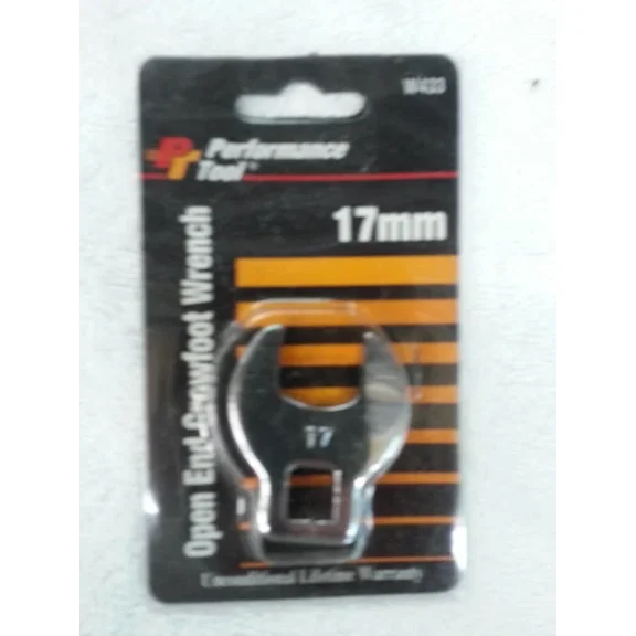 New Performance Tool 17Mm Open End Crowfoot Wrench W433