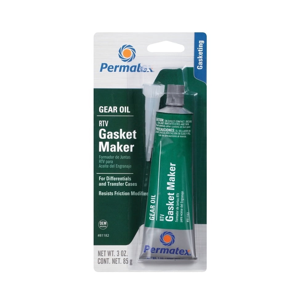 New Permatex 81182 Gear Oil RTV Gasket Maker, 3 Ounce