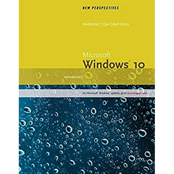 Pre-Owned New Perspectives Microsoft Windows 10: Introductory, Wire Stitched (Paperback) 1305579402 9781305579408