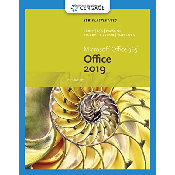 Pre-Owned New Perspectives MicrosoftOffice 365 & Office 2019 Introductory (MindTap Course List), 9780357025741, 0357025741, Paperback, 1 edition