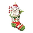 New Pet Dog Christmas Tree Decorations Car Interior Pet Dog Flat