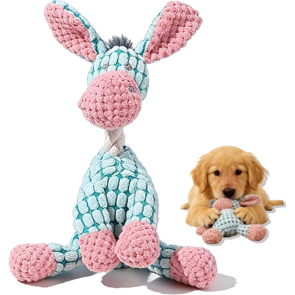 New Pet Dog Squeak Toys,High-Elastic Soft Fabric Stress-Relief Plush Toy for Dogs,Indoor Interactive Chew Toy, Suitable for Small and Medium-Sized Dogs Keep Them Active and Busy