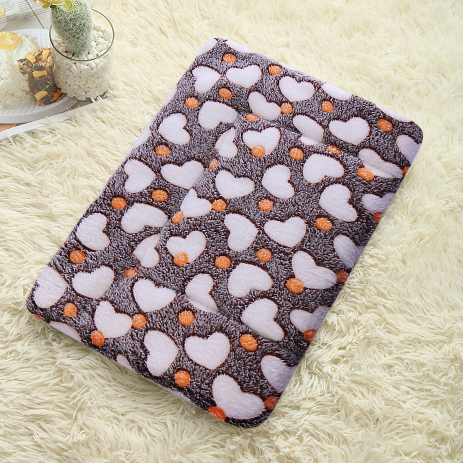New Pet Essentials Ultra Soft Warm Dog Bed Mat Indoor Dog Pads, Machine
