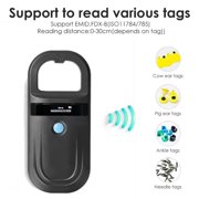 New Pet Scanner Iso11784/5 Fdx-b Animal Pet Id Reader Chip Transponder Usb Rfid Handheld Microchip Scanner for Dog,cats,horse
