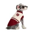 thumbnail image 1 of New Pet Sweater, Knit Two-Legged Dog Apparel With Color Block Design For Spring, Autumn, Winter - Red Xl Size For Medium To Large Dogs, 1 of 3