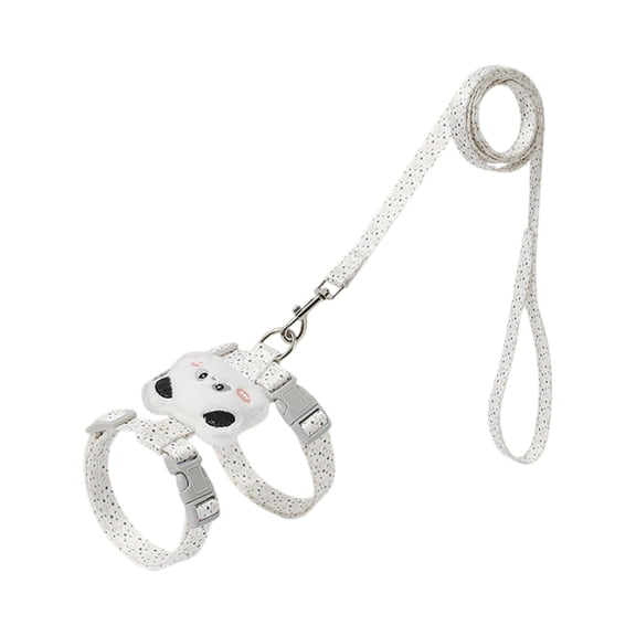 New Pet U-Shaped Traction Rope, Adjustable Harness Leash Set For Small Medium Dogs Cats, Outdoor Walking Chain, 1 Harness + 1 Leash Included, Wholesale Available Sizes A S