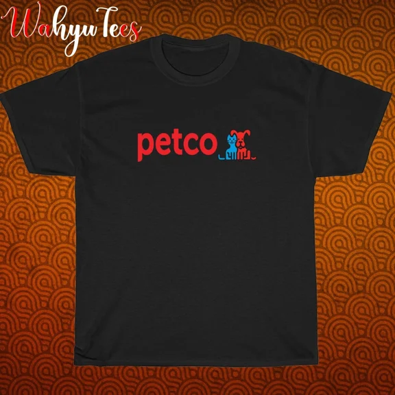 New Petco Pet Food Grocery Logo Black/Grey/Navy/White Size S-5XL Unisex T-Shirt
