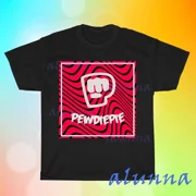 New Pewdiepie Mens Black T-shirt Funny Size S to 5XL