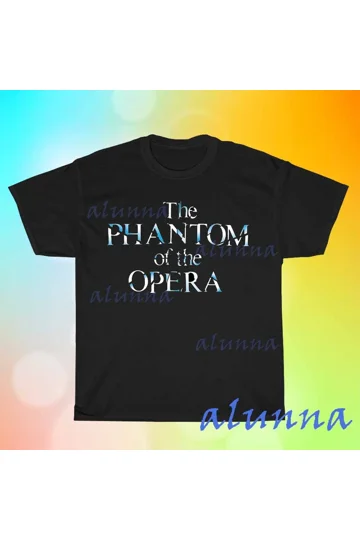 T-shirt The Phantom Of The Opera Noir Homme - Tailles S à 3XL - Neuf Avec étiquettes