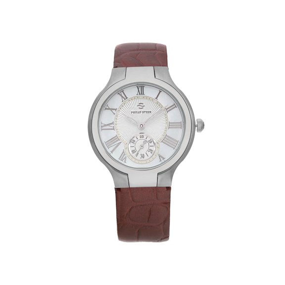 New Philip Stein Signature Steel 35mm MOP Dial Ladies Quartz Watch 41-CMOP