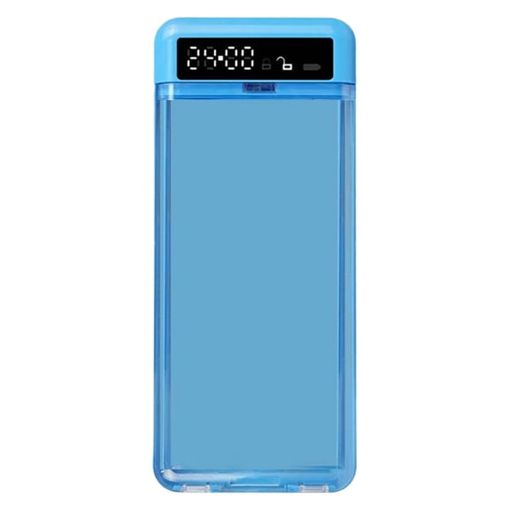 New Phone Lock Box with Timer LCD Display T-Shaped Opening Phone Box Phone Locker Adult Student Self-Discipline Tool A