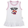 thumbnail image 1 of New Phone Who Dis Funny Dresses For Baby, Newborn Babies Skirts, Infant Princess Dress, 0-24M Kids Graphic Clothes (White Sleeveless Dresses, 0-6 Months), 1 of 4
