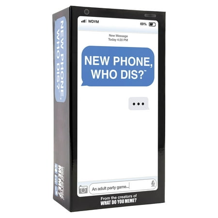 New Phone, Who Dis? the 100% Offline Text Messaging Adult Party Game by What Do You Meme?