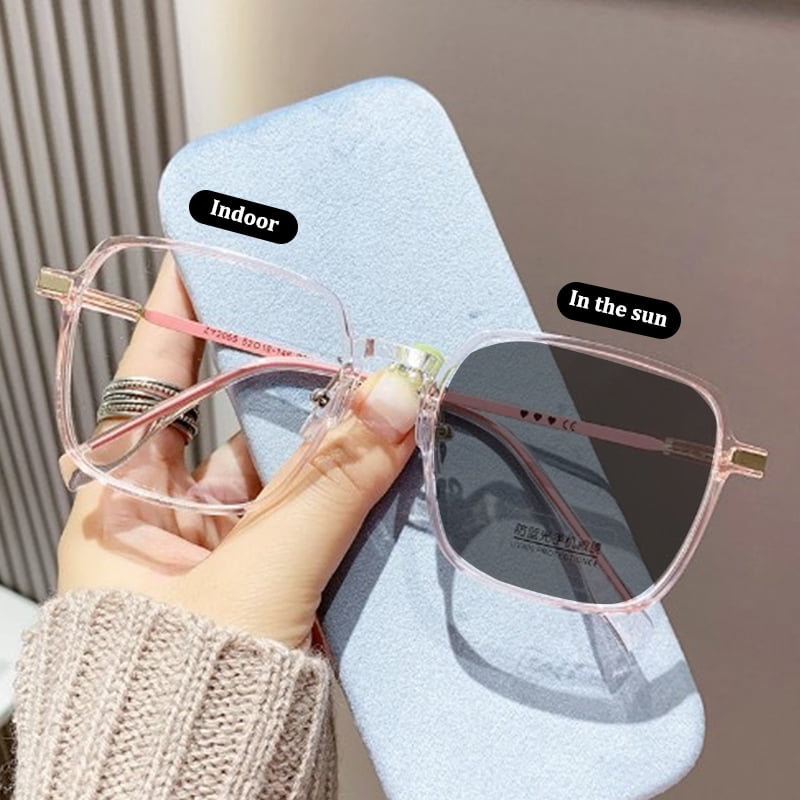 New Photochromic Glasses Anti Blue Glasses Men Women Color Changing