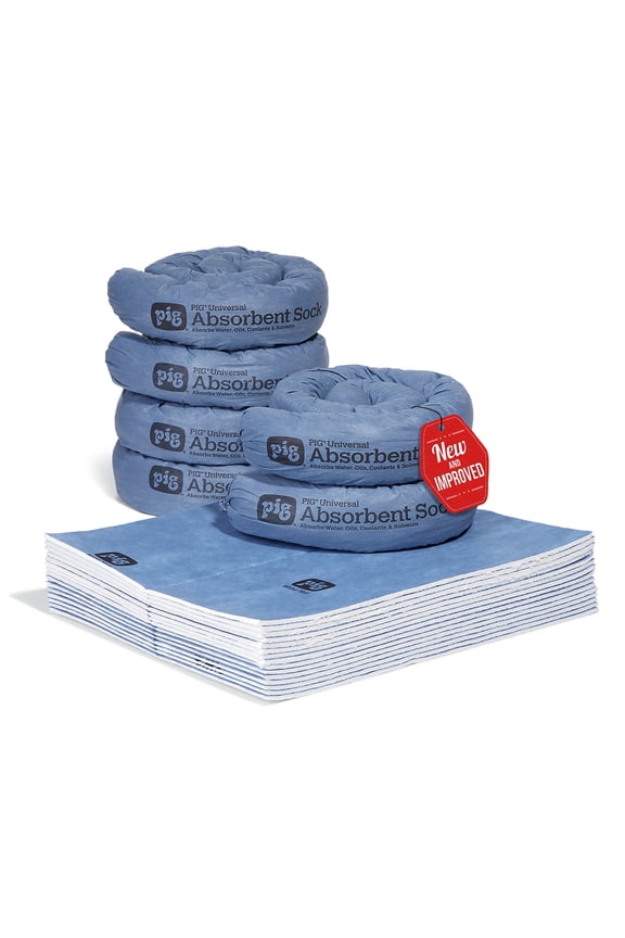 Home Water Absorbing Kit with Mildew Resistant Socks and Absorbent Pads