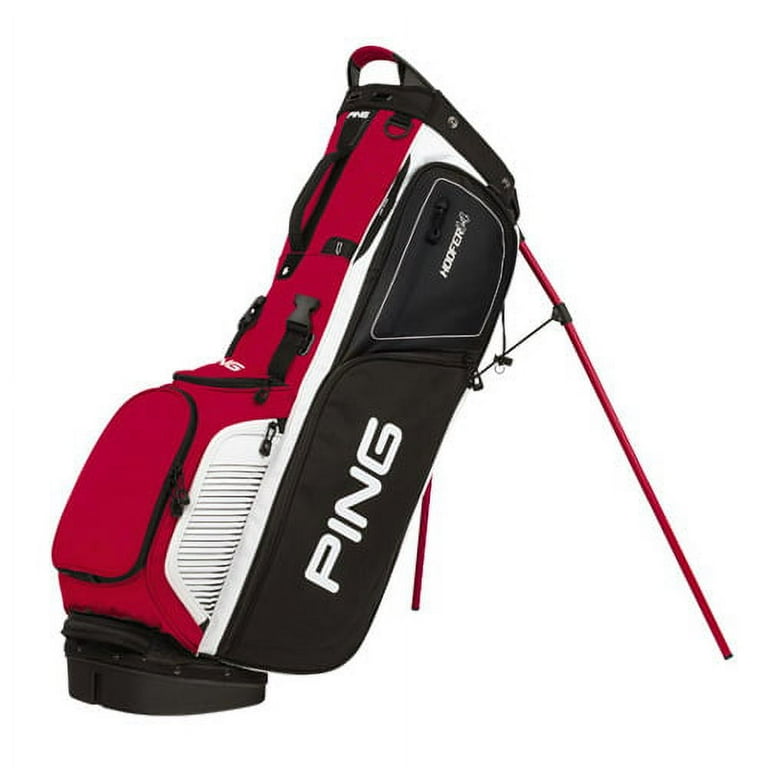 New Ping 2017 Hoofer 14 Golf Stand Bag (Black Red White