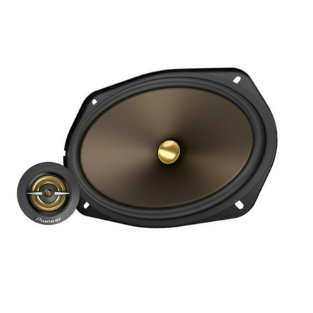 Pioneer - 6" x 9" 2-way Car Speakers Aramid Fiber-reinforced IMPP cone (Pair) - Black