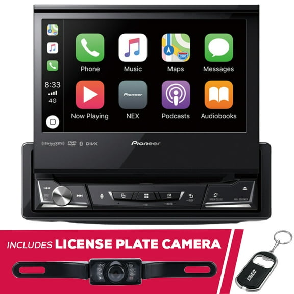 New Pioneer AVH-3500NEX 6.8" Multimedia DVD w/ License Plate Camera