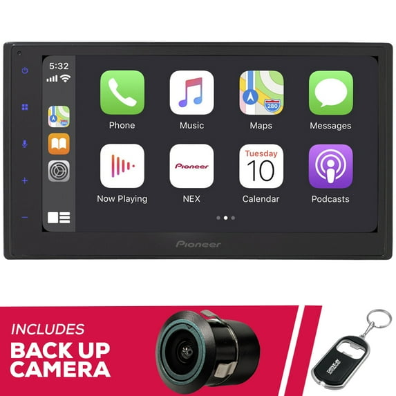 New Pioneer DMH-1770NEX 6.8" Multimedia - No CD Playback w/ Bullet Camera