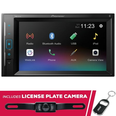 New Pioneer DMH-241EX 6.2" Digital Multimedia with License Plate Camera