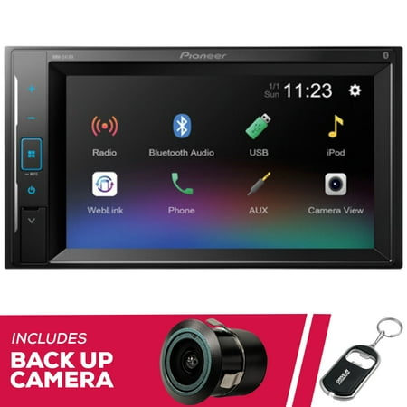 New Pioneer DMH-241EX 6.2" Multimedia (Does Not Play CDs) w/ Bullet Camera