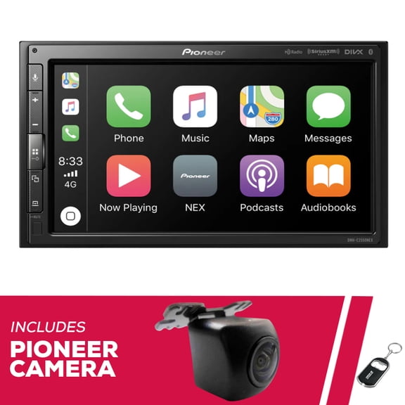 New Pioneer DMH-C2550NEX 6.8" Multimedia Receiver w/ ND-BC011 Front/Rear View Camera