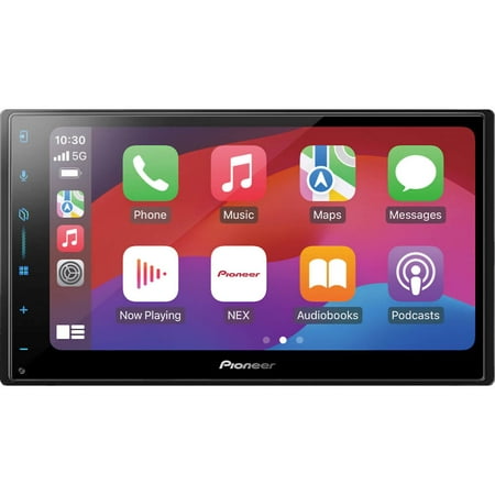 Pioneer - 6.8" – Wireless Android Auto™ and Apple CarPlay® Bluetooth® Digital Media (DM) Receiver Maestro Compatible HD Radio - Black