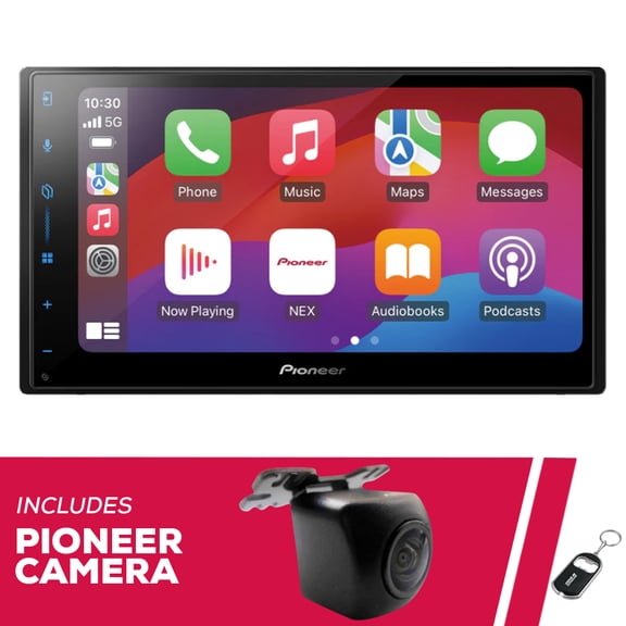 New Pioneer DMH-W3050NEX 6.8" Multimedia Receiver w/ ND-BC011 Front/Rear View Camera