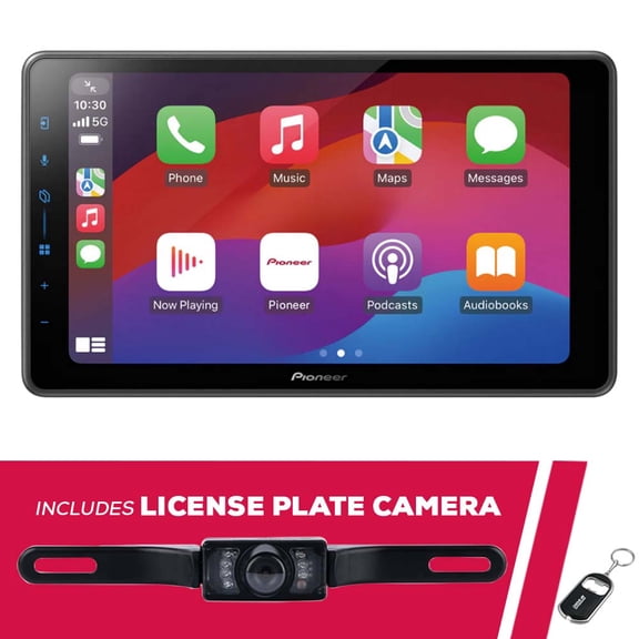 New Pioneer DMH-WT5000NEX 9" 1-DIN Multimedia with License Plate Camera