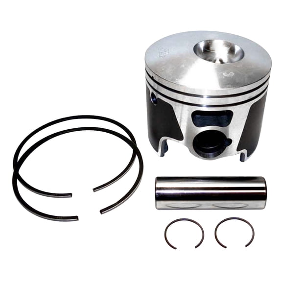 Piston Kit Standard Size Port Side Compatible with 2014-2020 Evinrude 150HP-300HP V6 E-TEC G2 3.4L 2-Stroke Outboard Motor 3.854 Bore 5005910 5006532 5006737 326764