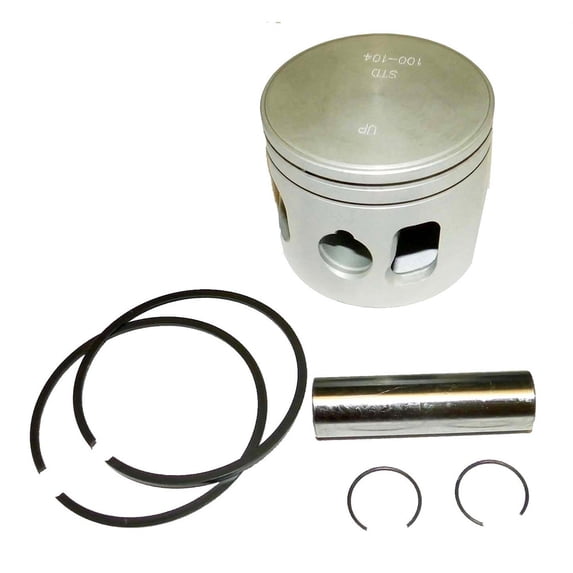OEM Grade Piston Kit Standard Bore 3.000" 76.2mm Compatible with 1976-1988 Johnson Evinrude 60 65 70 75 HP Looper 3-Cyl 2-Stroke Outboard Motor Replaces 5006751 0387284