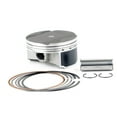 thumbnail image 1 of OEM Grade Piston Kit 1.50mm Over Compatible with 2003-2006 Kawasaki KFX400 2003-2014 Suzuki LT-Z400 QuadSport Z400 398cc DOHC 91.50mm Bore 13001-S006 12111-29F00-0F0 3402-846, 1 of 2