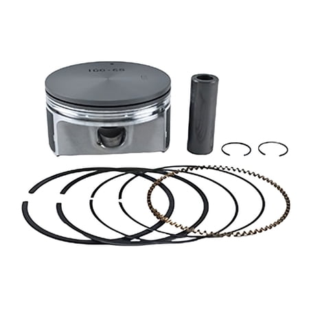 Piston Kit Compatible with Mercury 75HP 90HP 115HP 4-Stroke EFI 2.1L Inline-4 SOHC 2001-2021 Mariner Outboard Motor Engine 100-65-05K 4-Cyl .020 Over 8M0166300 Oversize Displacement