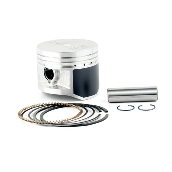 66mm Piston Kit 1.00mm Oversize Compatible with 1983-1997 Honda ATC200X TRX200SX TRX200 FourTrax 200 192cc Air-Cooled Single Cylinder OHC 4-Stroke ATV Rebuild Rings Pin 13101-965-000