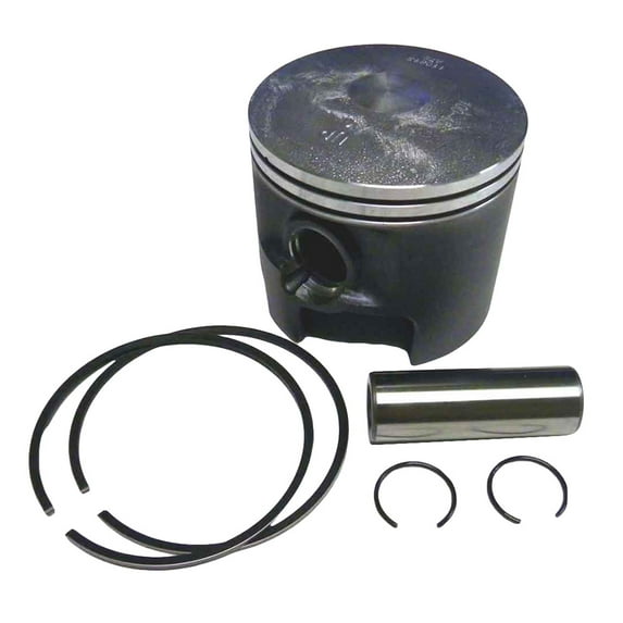 OEM Grade Starboard Side Piston Kit .020 Oversize Compatible with 1988-2006 Mercury Mariner 100HP 115HP 125HP V4 2-Stroke Outboard Motor 3.395 Bore 326764 326765