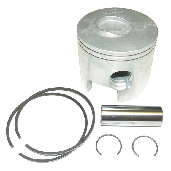 Piston Kit .040 Oversize Starboard Side Compatible with 1998-2012 Mercury OptiMax V6 2.5L Direct Fuel Injection Outboard Sea-Doo Sport Boat 3.541 Bore 2720-881055T3 326764