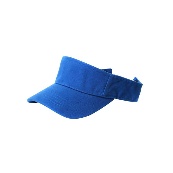 New Plain Sports Visors, Royal Blue