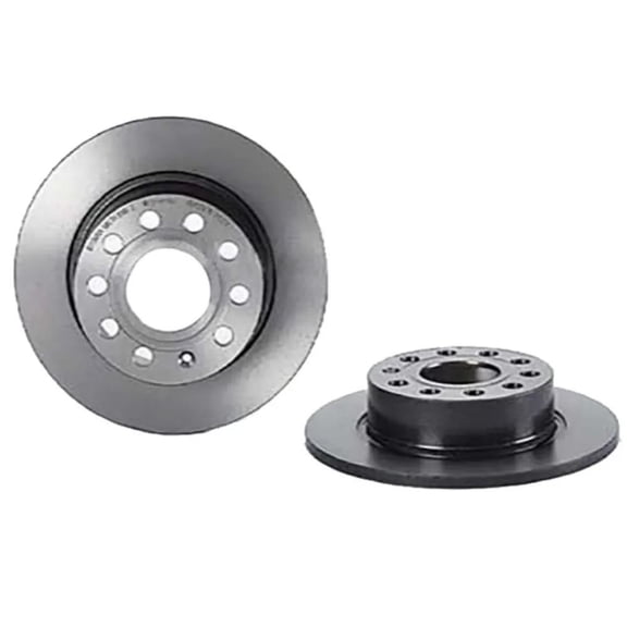 New Plain Surface Brake Disc Compatible With Volkswagen Golf TDI SE Jetta SEL Jetta Trendline Golf Sportwagen TDI S Jetta Sportline Jetta Comfort 2013-2019 By BR5C0615601A